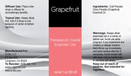 Grapefruit Essential Oil 30ml